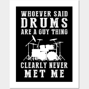 Smash Gender Norms: Drummer's Delight! Posters and Art